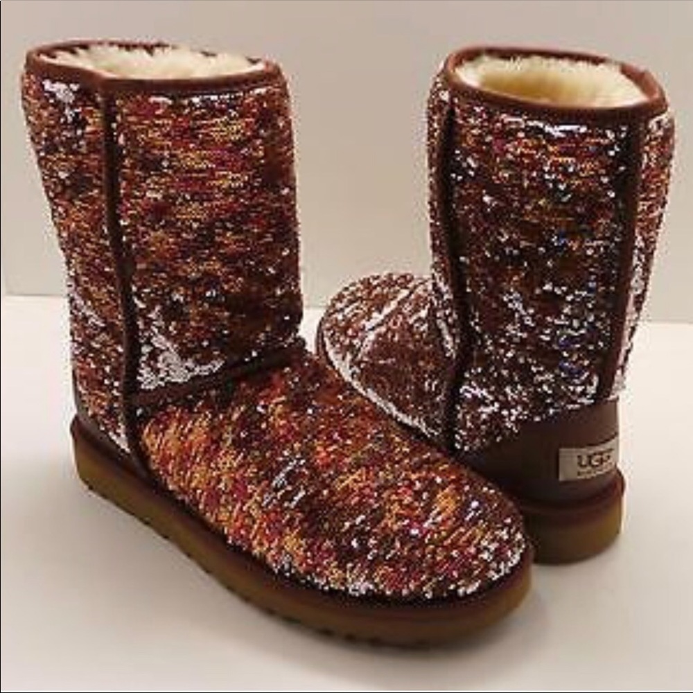 Ugg Sequin Boot Woman’s Size 8 - image 1